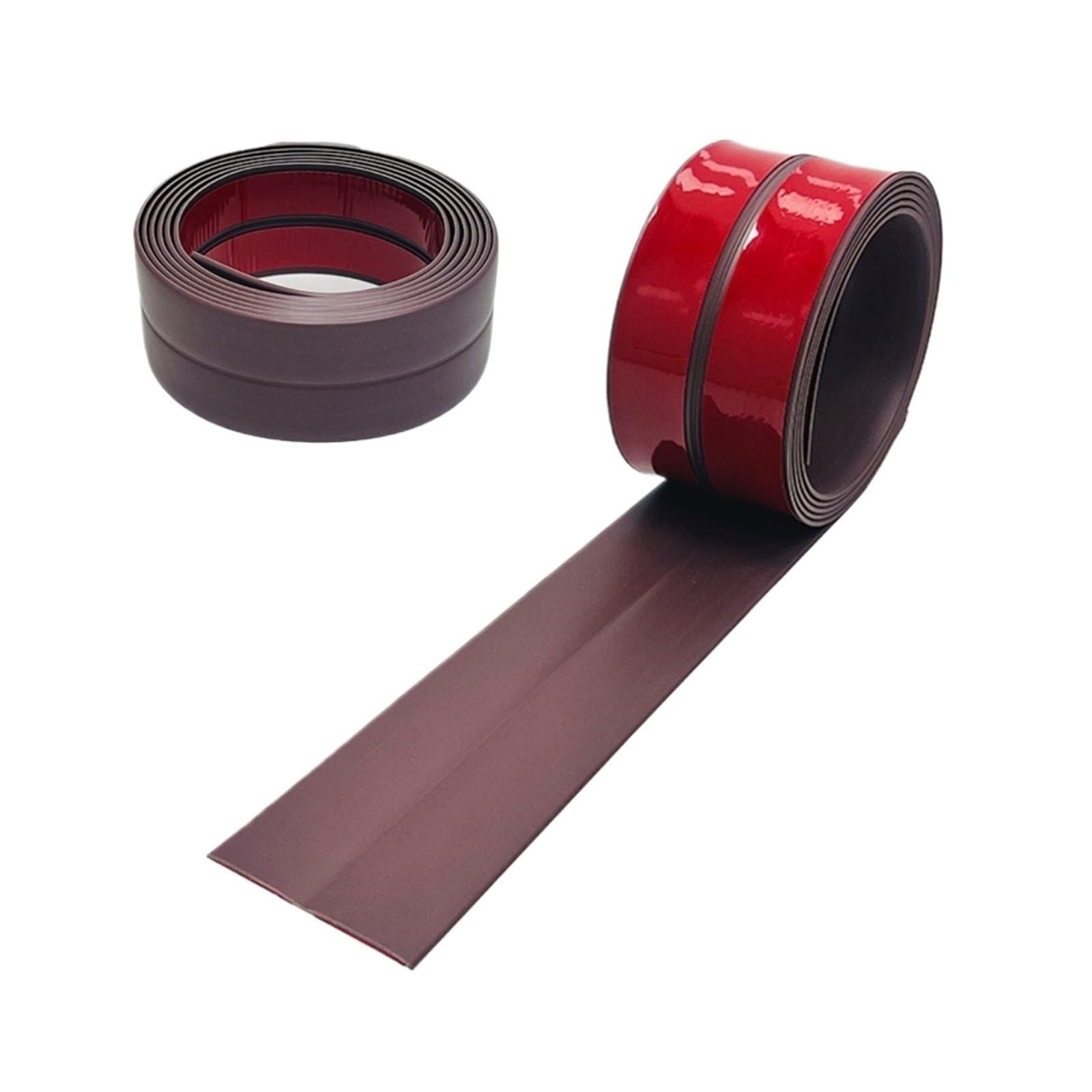 Flexible Laminate Beading Self Adhesive Wall Corner Protector Peel and Stick Flexible Moulding Trim Bendable Floor Transition Strip Ceiling(Coffee-4cm x 3m)