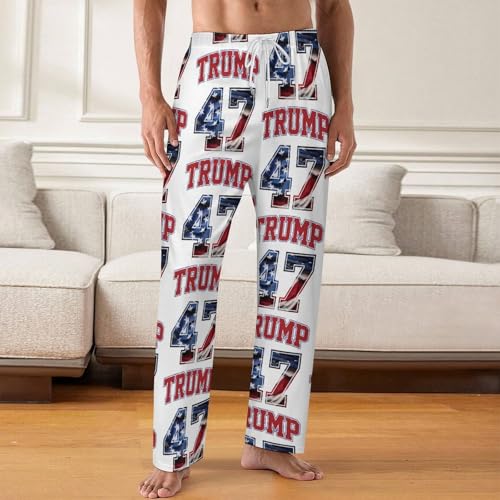 Trump Pajama Pants for Mens Lightweight Comfy Home Pajamas Unique Lounge Pants2
