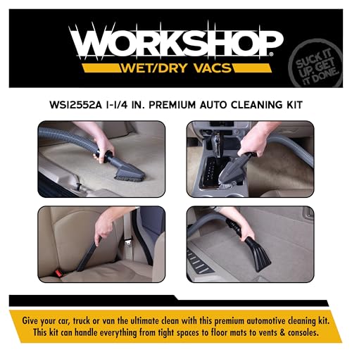 Workshop Wet/Dry Vacs WS12552A 1-1/4-Inch Premium Auto Cleaning Kit for Wet Dry Shop Vacuum by WORKSHOP Wet/Dry Vacs - Image 4