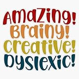 Amazing Brainly Creative Dyslexic Dyslexia Quote Sticker Decal Laptop Car Window Vinyl 5'