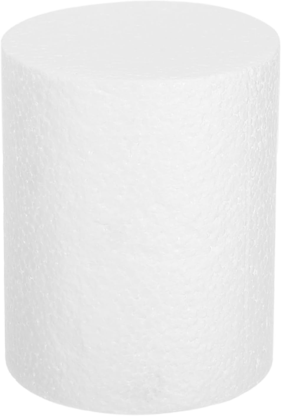 sourcing map Round Foam Cake Dummy, 4"x 5" White Fake Cake Circles Dummies Decorating Display for Wedding Birthday Party Cakes Decoration Crafts and Window Displays
