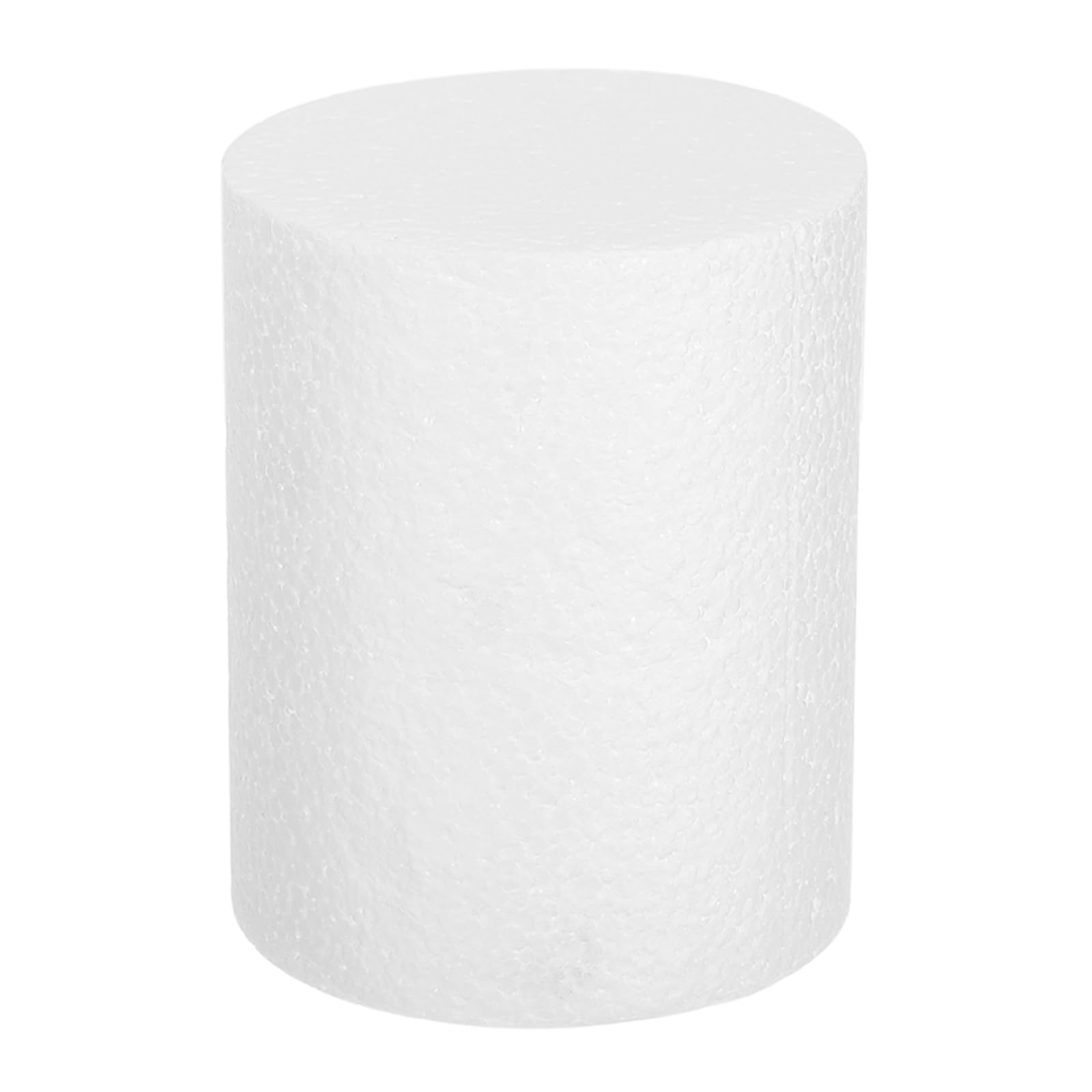 sourcing map Round Foam Cake Dummy, 4"x 5" White Fake Cake Circles Dummies Decorating Display for Wedding Birthday Party Cakes Decoration Crafts and Window Displays