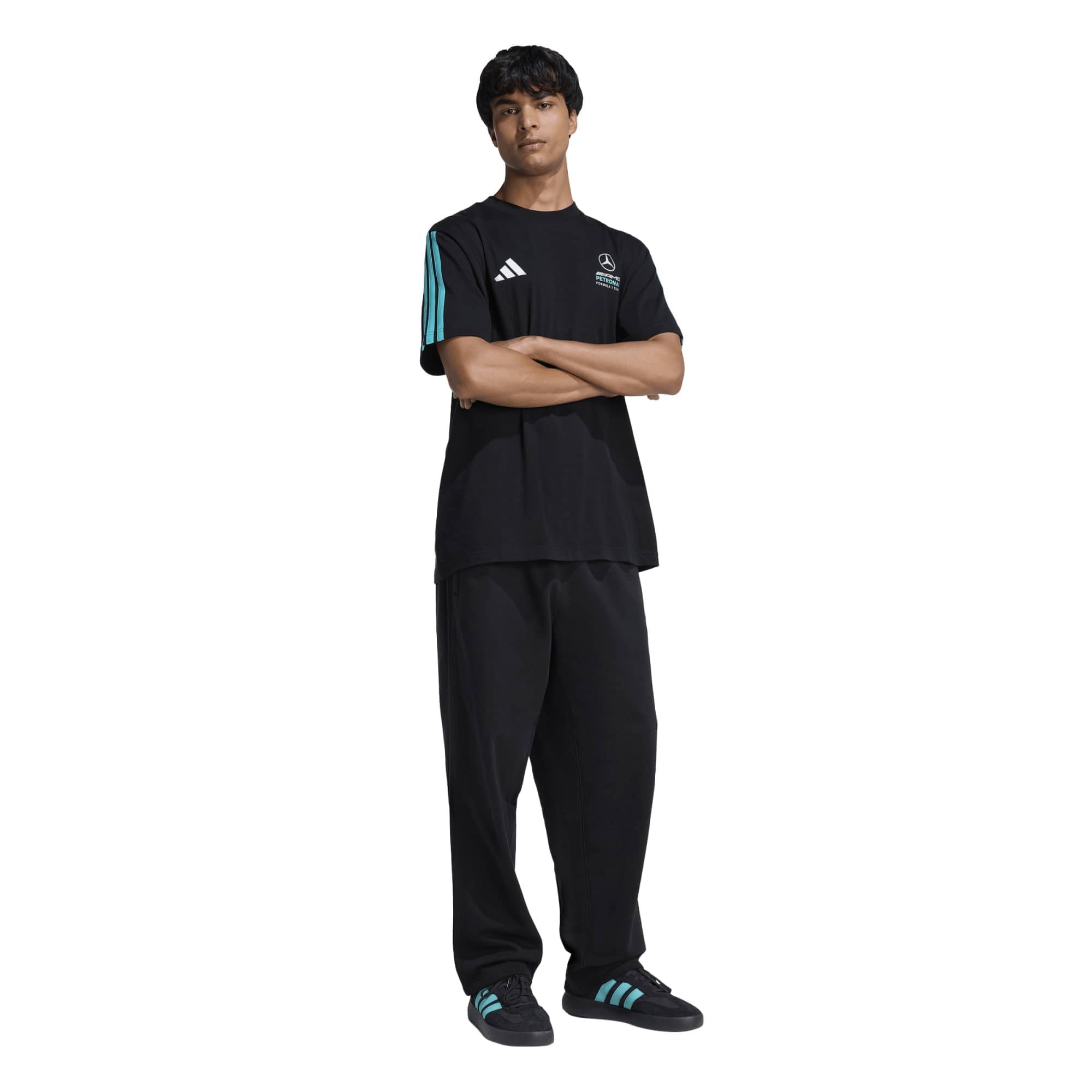 adidas Men's Camiseta Mercedes - AMG Petronas Formula 1 Team DNA
