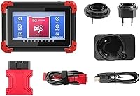 Vista 2 de D7 OBD2 Automotive All System Diagnostic Scanner with 26+ Reset Functions Key Programmer Code Reader Active Test (Color D7, Size Polish)