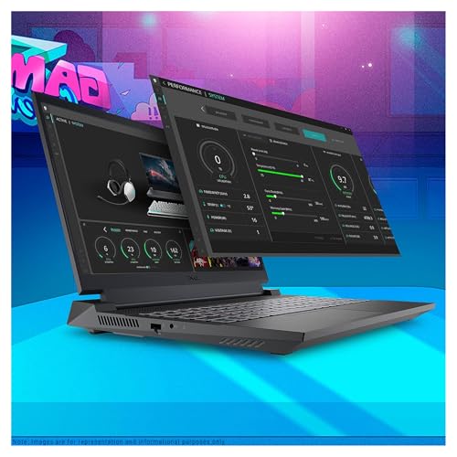 Image of Dell G15 5530 Gaming Laptop, 13th Gen Intel Core i7-13650HX, 64GB DDR5 RAM, 2TB PCIe SSD, 15.6 inch FullHD Display, RTX 4060, Backlit Keyboard, Windows 11 Home, Dark Shadow Gray - NPO Backpack