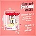 Nostalgia Popcorn Maker Machine - Professional Tabletop With 2.5 Oz Kettle Makes Up to 10 Cups - Vintage Popcorn Machine Movie Theater Style - Red/White