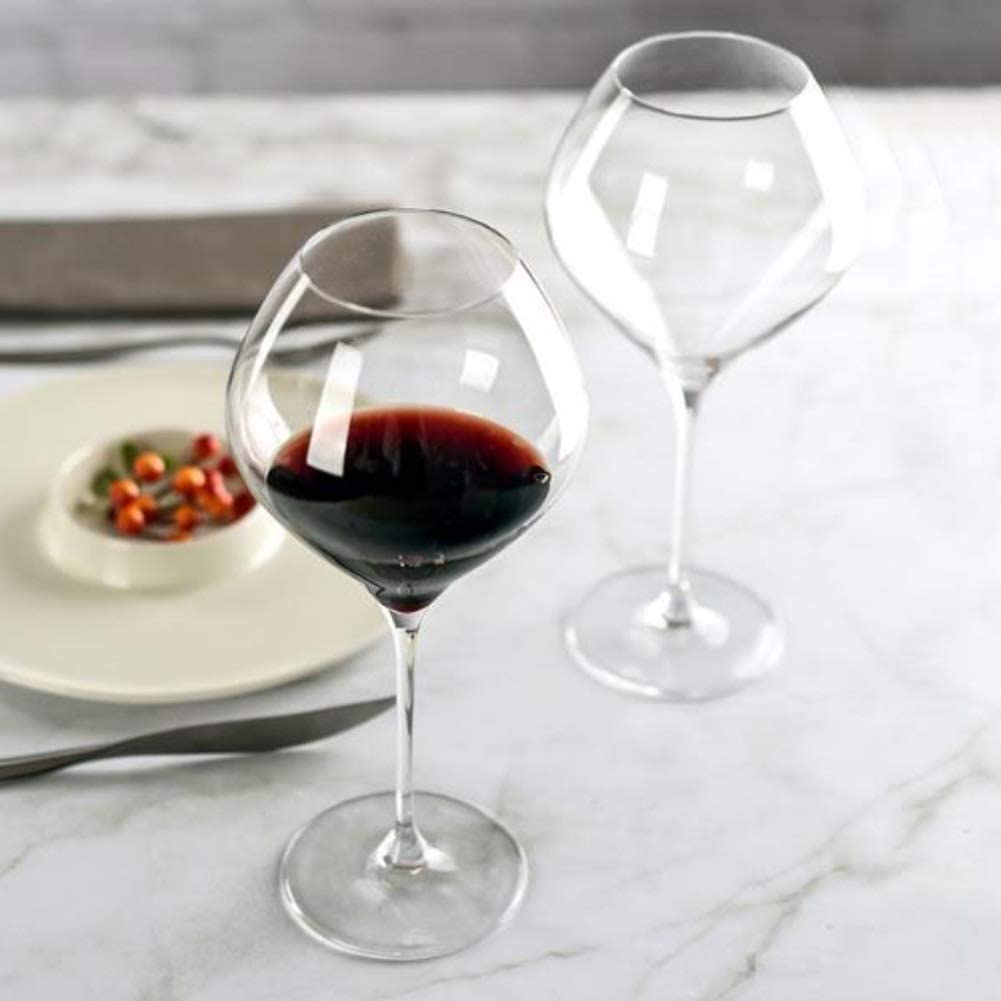 OLOTU Rotweinkelche Weingläser aus Kristall, klar, 860 ml / 29 OZ, Glaswaren, Rotwein, große Gläser, exquisiter Kelch, spülmaschinenfest, geeignet für den Gebrauch zu Hause Klassisch