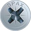 Spax Universal Screw Countersunk Head Phillips Z 4Cut Full Thread Galvanised Blank A2J 1081010350123, 0/1034/001/4,0/70/ /02