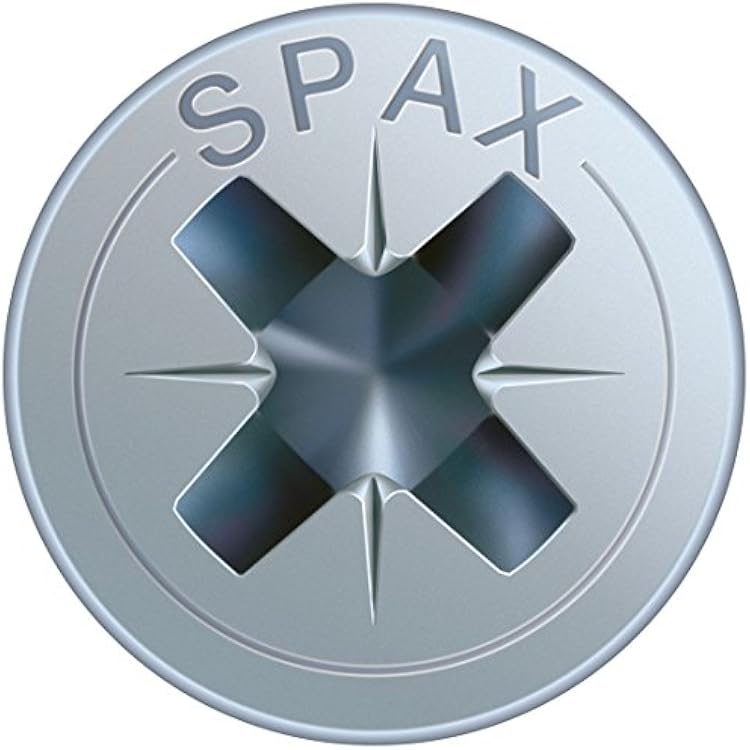 Spax Universal Screw Countersunk Head Phillips Z 4Cut Full Thread Galvanised Blank A2J 1081010350123, 0/1034/001/4,0/70/ /02