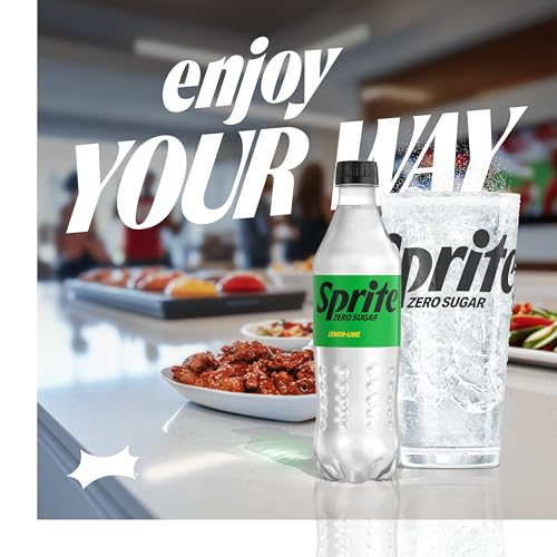 Image of Sprite Zero Sugar Lemon-Lime Caffeine Free Soda Soft Drink Bottles, 16.9 fl oz, 6 Pack