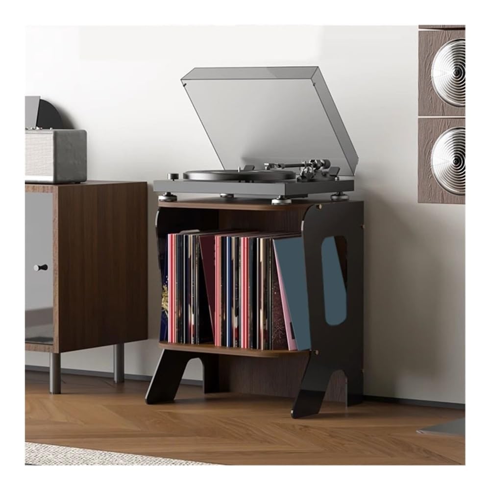 Stojak na płyty CD Teraz odtwarzane Stojak na płyty winylowe Drewniany stojak na albumy stojący na podłodze
