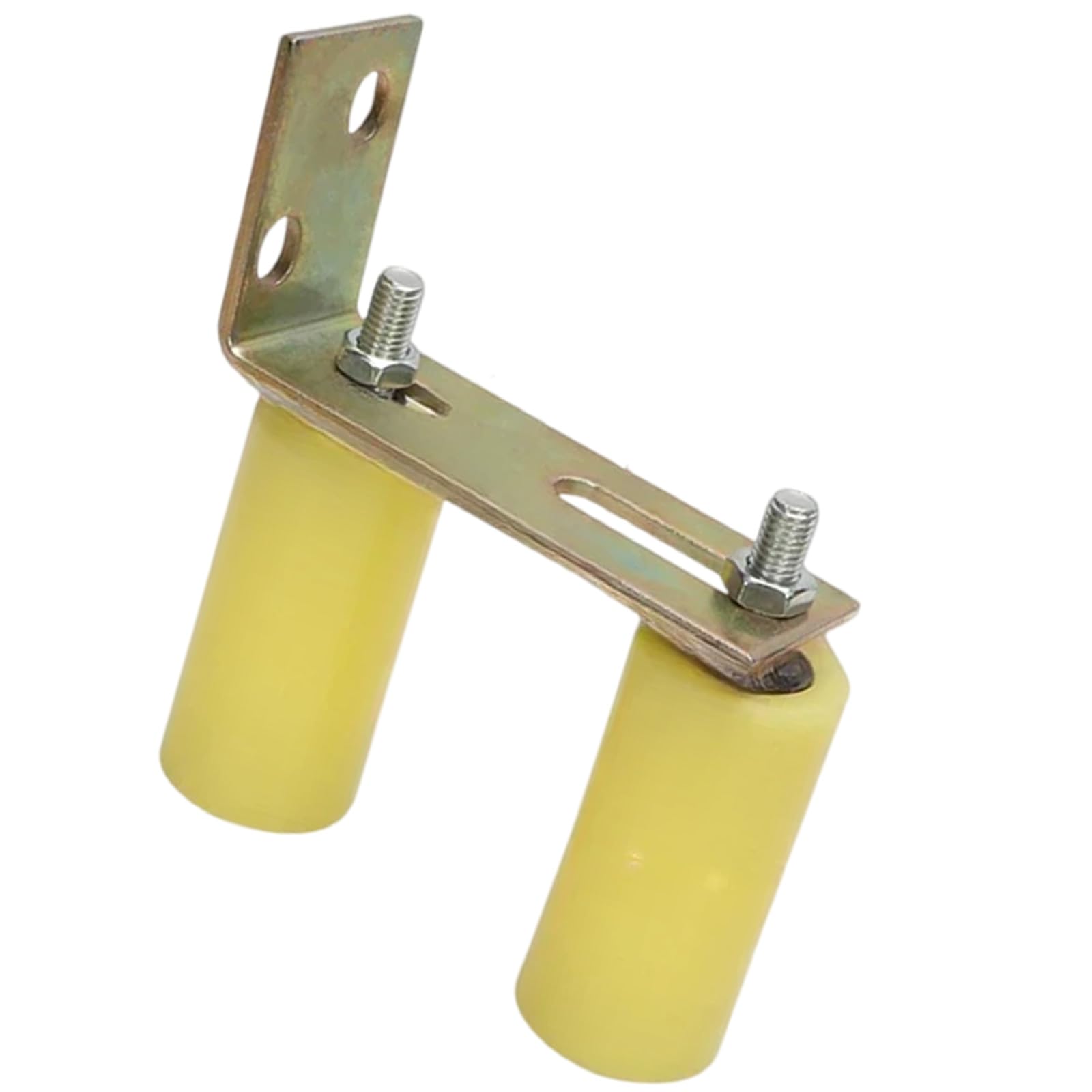 Zbiianxer 50X150 Two Universals Thickened Slide Gate Guide Roller Sliding Gate Hardware For Smooth And Quiet Operate Easy Installation Nylon Positioning Pulley