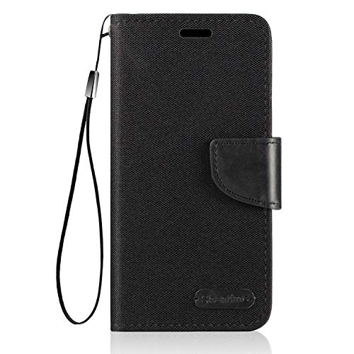 for TCL 502 Case, Oxford Leather Wallet Case with Soft TPU Back Cover Magnet Flip Case for TCL 502