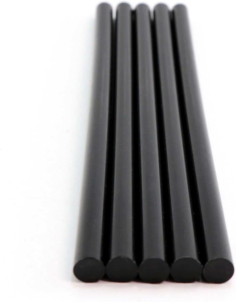 Surebonder Cosplay High-Temperature Hot Glue Sticks for Foam, Fabric, Leather, Wood, Metal, and Non-Porous Materials - Full Size 10" - 20 Pack (Black)