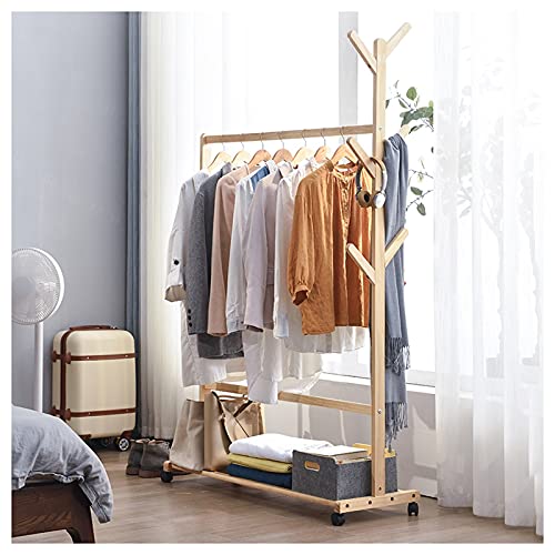 【AMPIA CAPACITÀ DI STOCCAGGIO】3 aree di stoccaggio. Oltre ai vestiti appesi, la barra di estensione laterale può appendere borse, cappelli, sciarpe, ecc. Il ripiano inferiore può contenere scarpe, scatole, ecc.