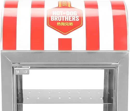 Miniatura 4 de TQSHOoP Vaporizador eléctrico para perros calientes vaporizador comercial de choza para perros calientes de 1500 W máquina calentadora de salchichas