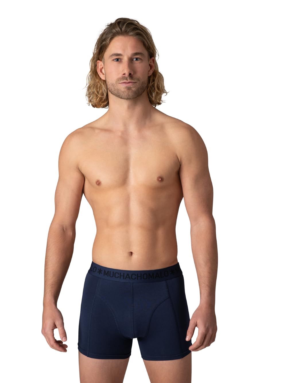 Muchachomalo Boxer da uomo in cotone intimo da uomo multipack da 3 pezzi boxer stampati taglio classico con elastico in vita