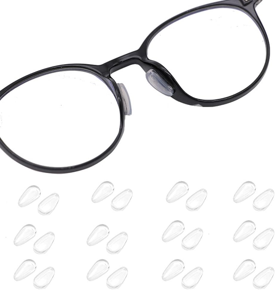 Junsika Eyeglass Nose Pads Soft Silicone Adhesive Nose Pads