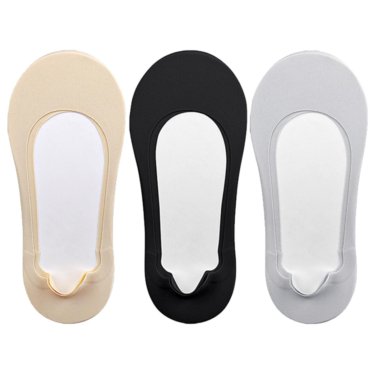 Healvian 12paare Damen Unsichtbare Füßlinge Atmungsaktive Low Cut Socken Für Mädchen Komfortabel Rutschfest Für Ballerinas Sneaker Und High Heels