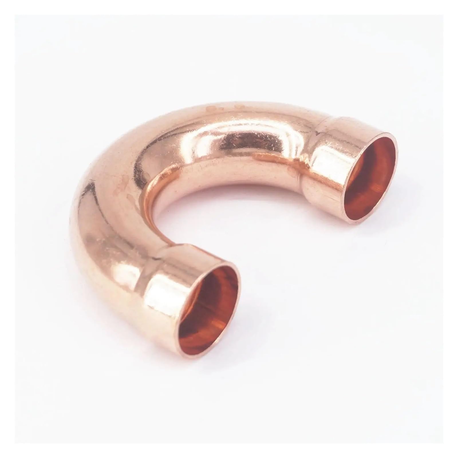 Icxlpmc One Color 16X0.8x48mm 180 Degree Bend Copper End Feed Plumbing Pipe Fitting For Gas Water Oil