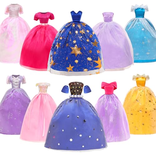 Miunana 5 Vestidos Princesa Estilo Selección Aleatoria, Adecuada para Muñecas De 28 - 30cm / 11,5 Pulgadas Miunana 5 Vestidos Princesa Estilo Selección Aleatoria, Adecuada para Muñecas De 28 - 30cm / 11,5 Pulgadas