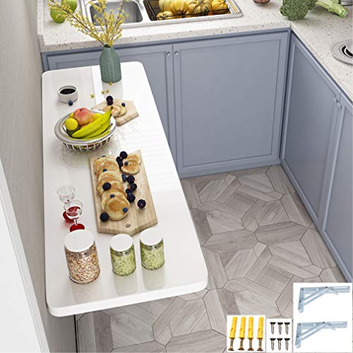 GHHDPDMJ Mesa Plegable de Pared fácil de Limpiar, Escritorio para Escribir, 4 Colores Disponibles (40 x 40 cm/15,7 x 15,7 Pulgadas)
