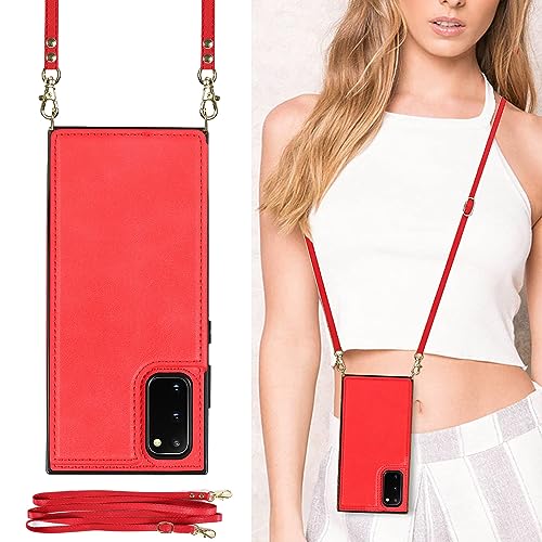 GOKIGIOD �K�p Galaxy S20 5g �P�[�X �V�����_�[ ������ �J�[�h���� �X�}�z�P�[�X �X�g���b�v�t�� ����炭���[S20 SC-51A SCG01 �J�o�[ �蒠�^ �΂߂��� ���� GalaxyS20 �V�����_�[�P�[�X �񂩂� ���|�� 