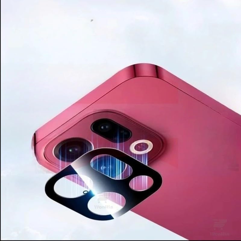 Image of Pack 1- Back Camera Glass Protector for Oppo Find X9 Pro 5G [3D Premium] Camera Glass Protector (Black)