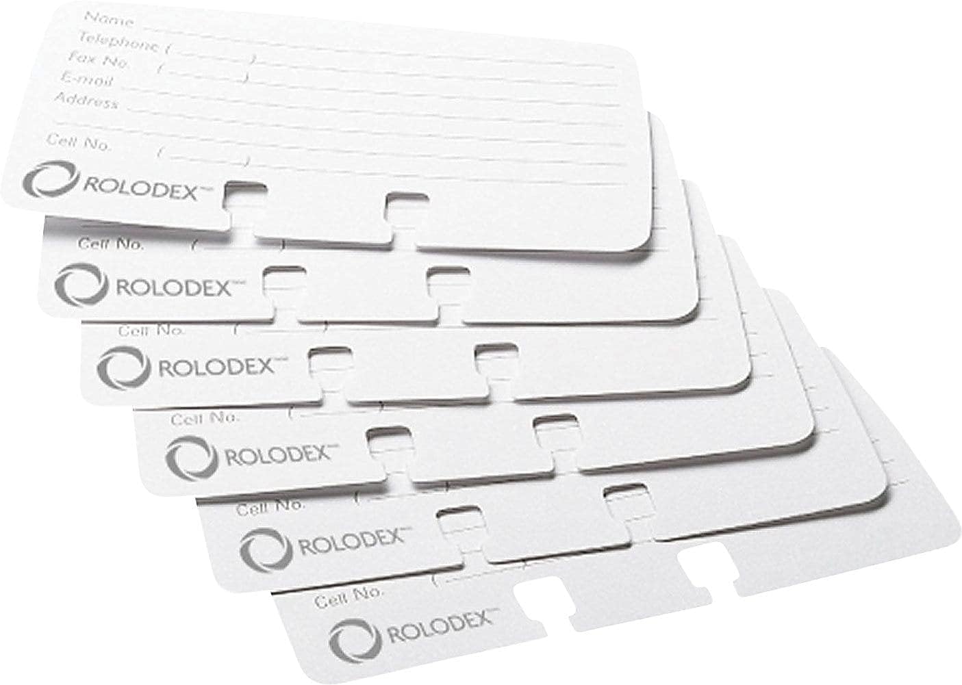 Rolodex® Card File Refills, Ruled, 2 1/4" x 4", White, Pack Of 100