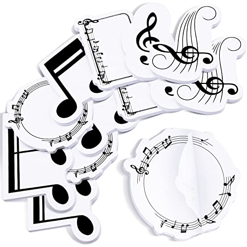 Notes autocollantes musique à forte glisse adhésive, 1200 feuilles mémo drôles