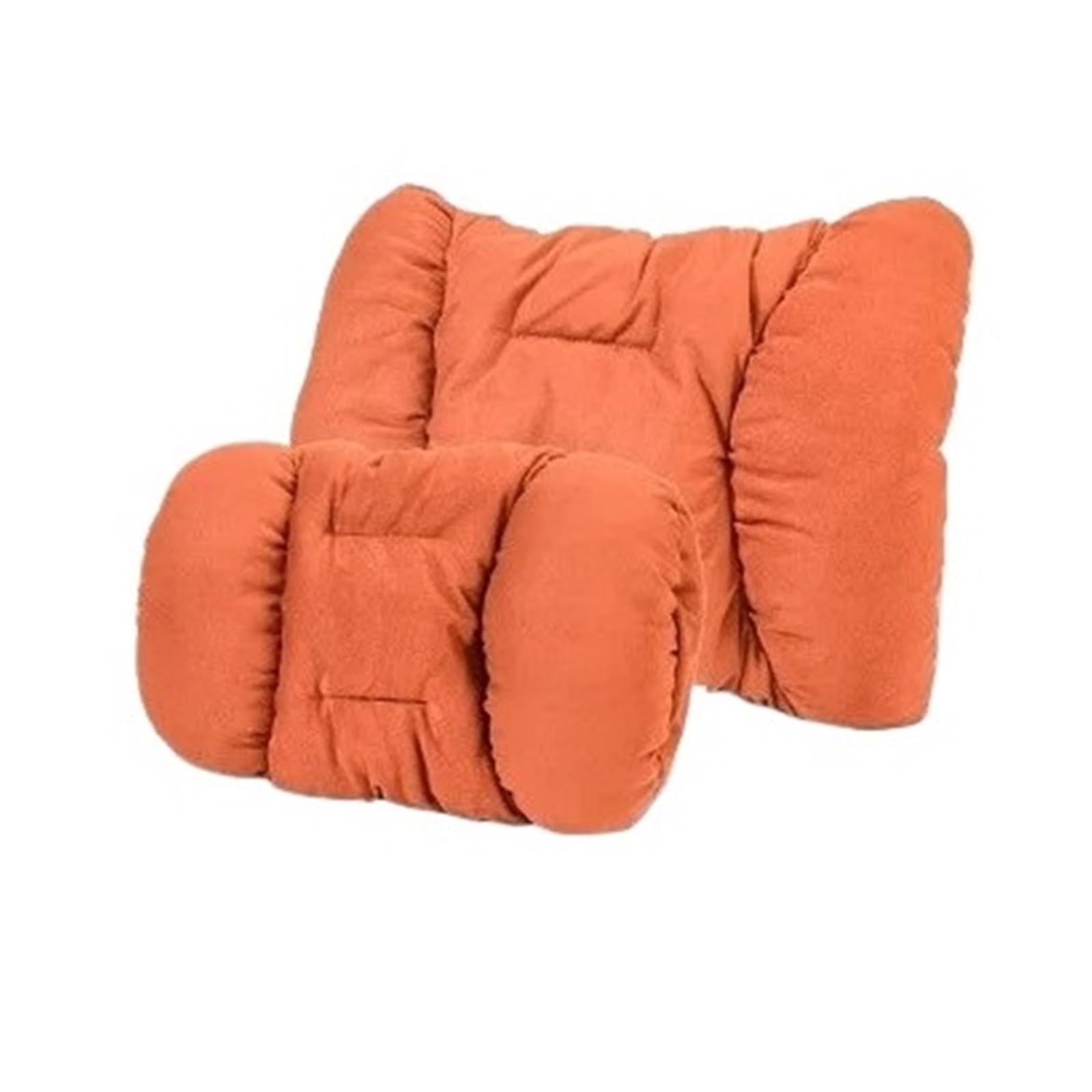 ATUMY Car Seat Pillow Car Headrest Plush Neck Support Pillow Comfortable Warmth Automobile Backrest Cushio Car Headrest([Orange])
