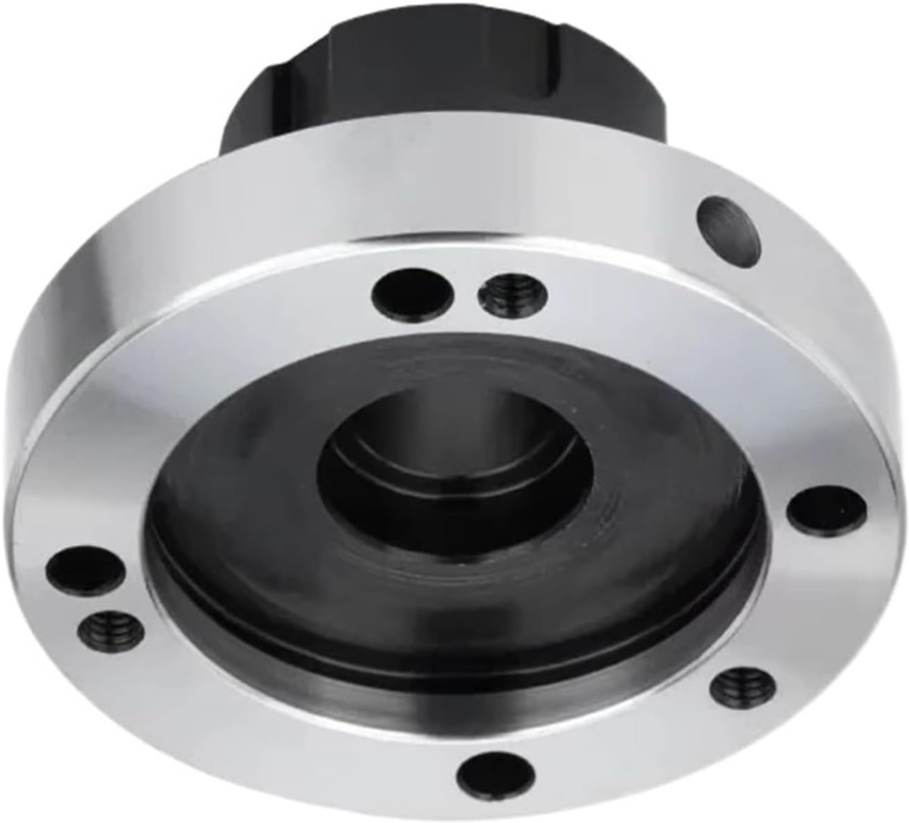 Mini Flange Four Axis Collet Chuck ER16 ER25 ER32 ER40-100mm 80mm Fixture, 1PCS(Er50-d100 (7 Holes))