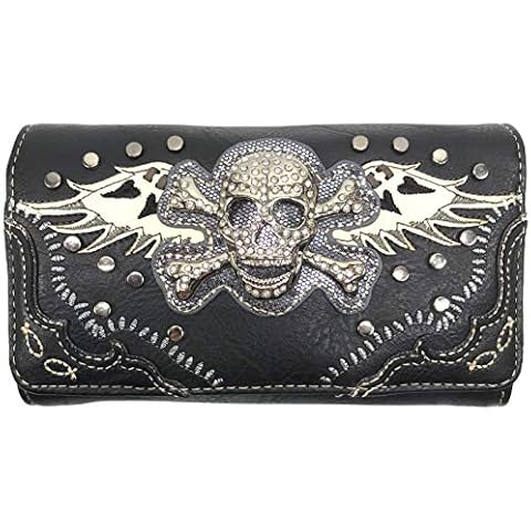 Zelris Women Crossbody Trifold Wallet Cover
