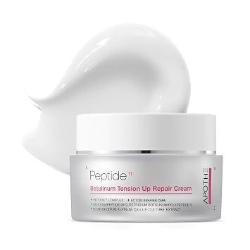 APOTHE Peptide 11 Botulinum Tension up Repair Cream 1.69 fl oz 50ml Skin Elasticity, Moisturizing & Nourishing with Liposome Technology, Ectoin, and Peptides