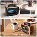 T.TAOMI Portable AM FM Radios, Transistor Shortwave Radio Retro Vintage Radios with Loud Speakers, Support USB Power (Copper)