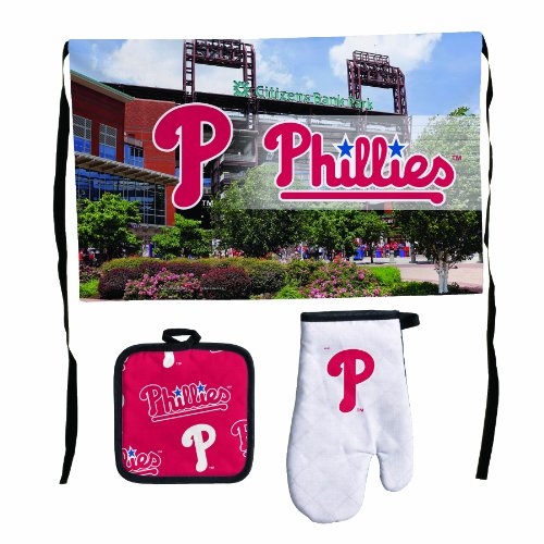 MLB Philadelphia Phillies Premium Barbeque Tailgate Set