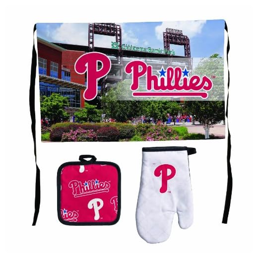 MLB Philadelphia Phillies Premium Barbeque Tailgate Set