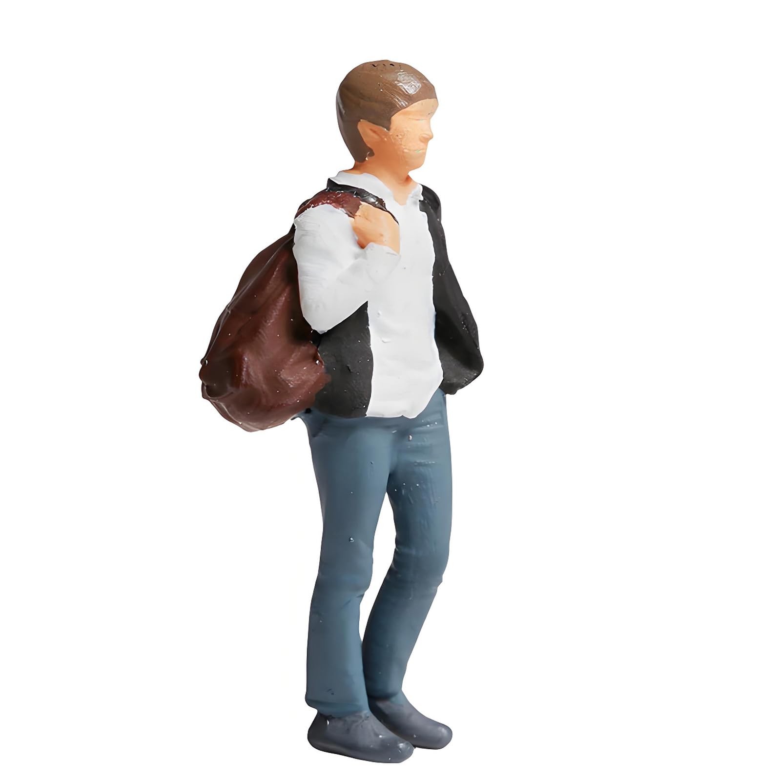Hredyqw Scale Figures Dioramas Miniature Rock Climbing Figurines Resin Texture for Dioramas Display and Home Decoration