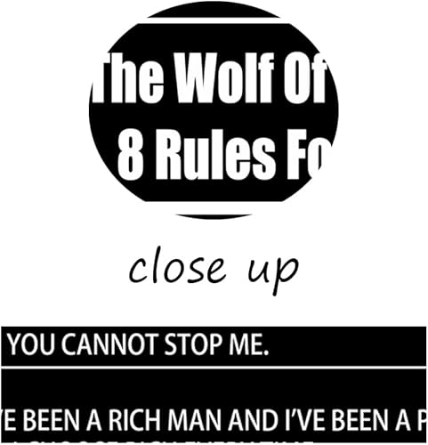 Miniatura 4 de Arte inspirador de pared con citas de empresario, 8 reglas para el éxito, póster de lienzo motivacional para decoración del hogar, dormitorio