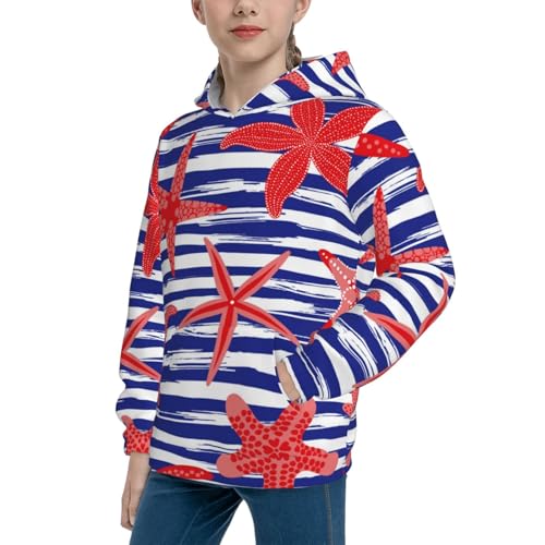 Sea Stars Kid Hoodies Boys Sweatshirts Girls Pullover with Pocket2