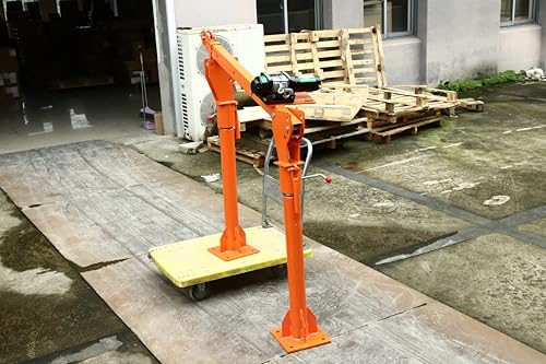 Grúa eléctrica plegable para camioneta 1100 lb con cabrestante eléctrico miniatura 7