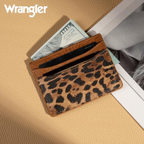 Image of Montana West X Wrangler Credit Card Holder for Women Rfid Blocking Slim Thin Credit Card Wallet Small Credit Card Organizer for Ladies Female