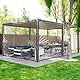 Transparente Plane Mit Ösen Wasserdicht Abdeckplane Durchsichtig seitenteile Plane Für Pavillons Außenbereich Gartenmöbel Outdoor-Zelte Pflanzenschutz 2x2m