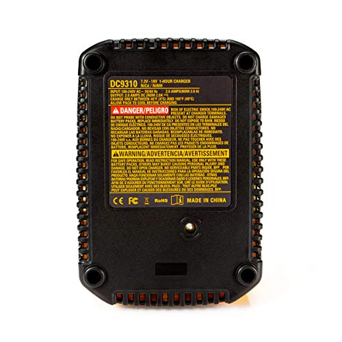 FLAGPOWER 18V DC9310 Fast Battery Charger for Dewalt DW9116 DC9320 DC9319 7.2V-18V XRP NI-CD NI-MH Battery DC9096 DC9098 DC9099 DC9091 DC9071 DE9057 DW9096 DW9094 DW9072 - Thumbnail 5