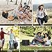 20 Cans Insulated Cooler Bag, Collapsible Leakproof Outdoor Portable Cooler with Zippered, Reusable Portable Grocery Cooler Bags for Travel, Picnic, Camping, Kayaking