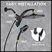 High Pressure Rain Shower Head: Upgrade Shower Heads with Handheld Spray Combo with Fixed Showerhead and 10 Sprays Handheld Shower Head, Detachable Showerheads Built-in Magnetic Docking and Power Jets