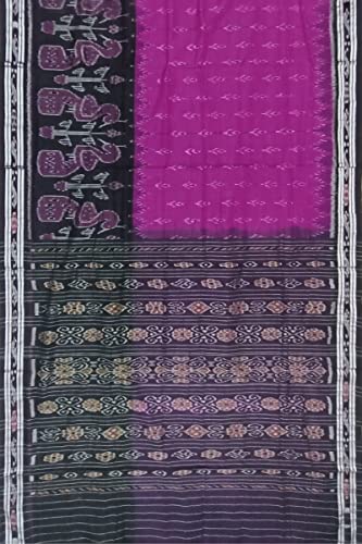 Image of Sambalpuri Handloom Saree Women's Cotton Saree Odisha Handloom Handmade Pure Relaxed Fit Khandua Natural Relaxed Fit Ikat Sambalpuri Saree For Women Ikat Handloom Saree For Women 5Se9Bc-390