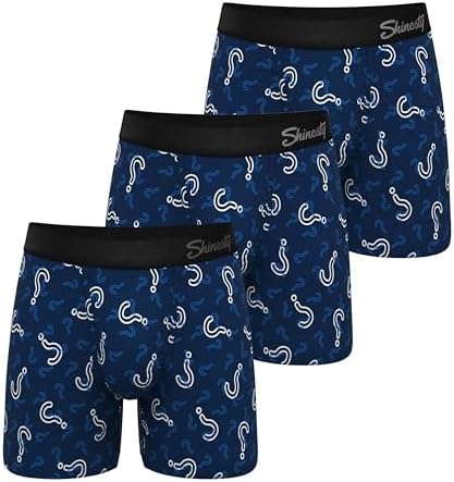 Shinesty Ball Hammock Boxer Brief Pouch Underwear for Men, Flyless, 3 Pack