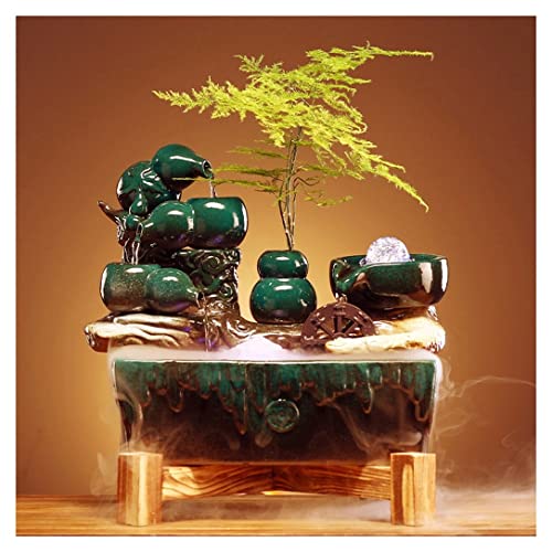 Fontaine de bureau ZXQUEGF, l'eau courante zen pour votre salon