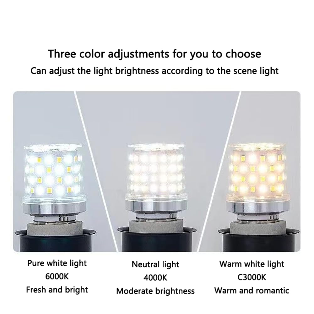 Paquete de 2/10 Bombillas Led de Maíz E27, Natural 4000 K 1600 Lm, Bombilla de Rosca E27 de 16 W Equivalente a Bombillas Incandescentes de 100 W, No Regulable, sin Parpadeo/Warm Light/10Pcs-